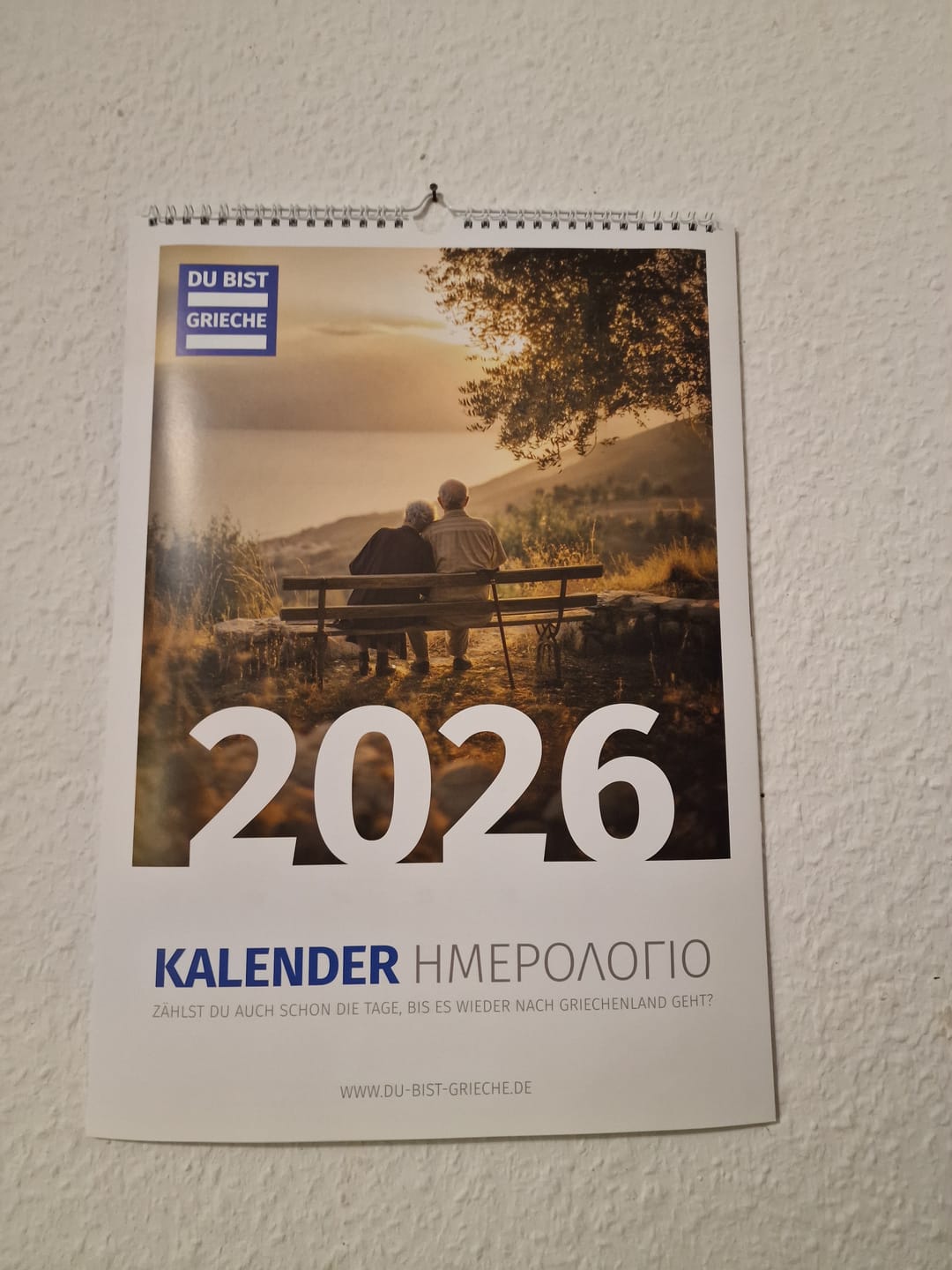 Customer photo review of DU BIST GRIECHE Kalender 2026