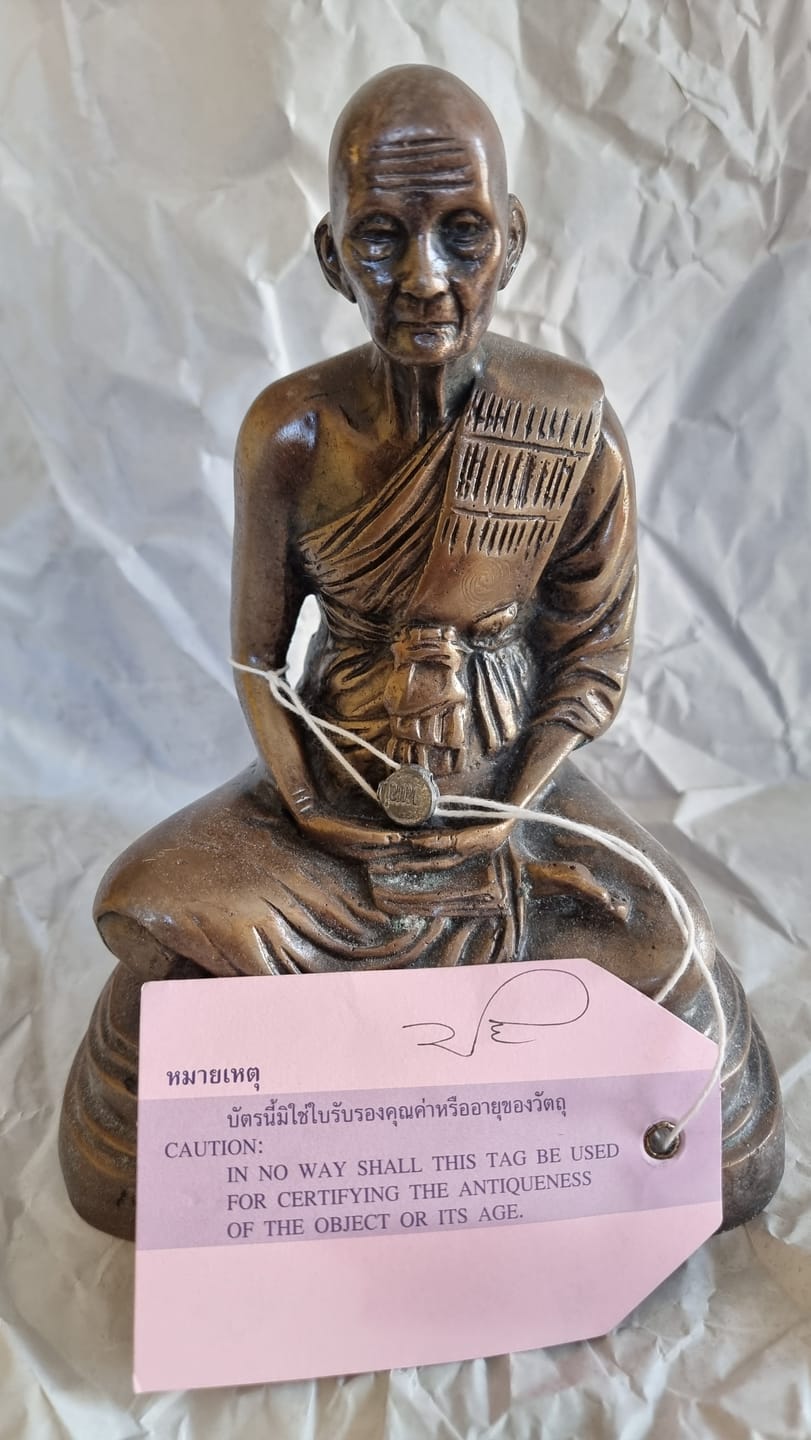 Customer photo review of Statue du Très Vénérable LP Dooh Promapanyo du Wat Sakai (édition 1982) # 5