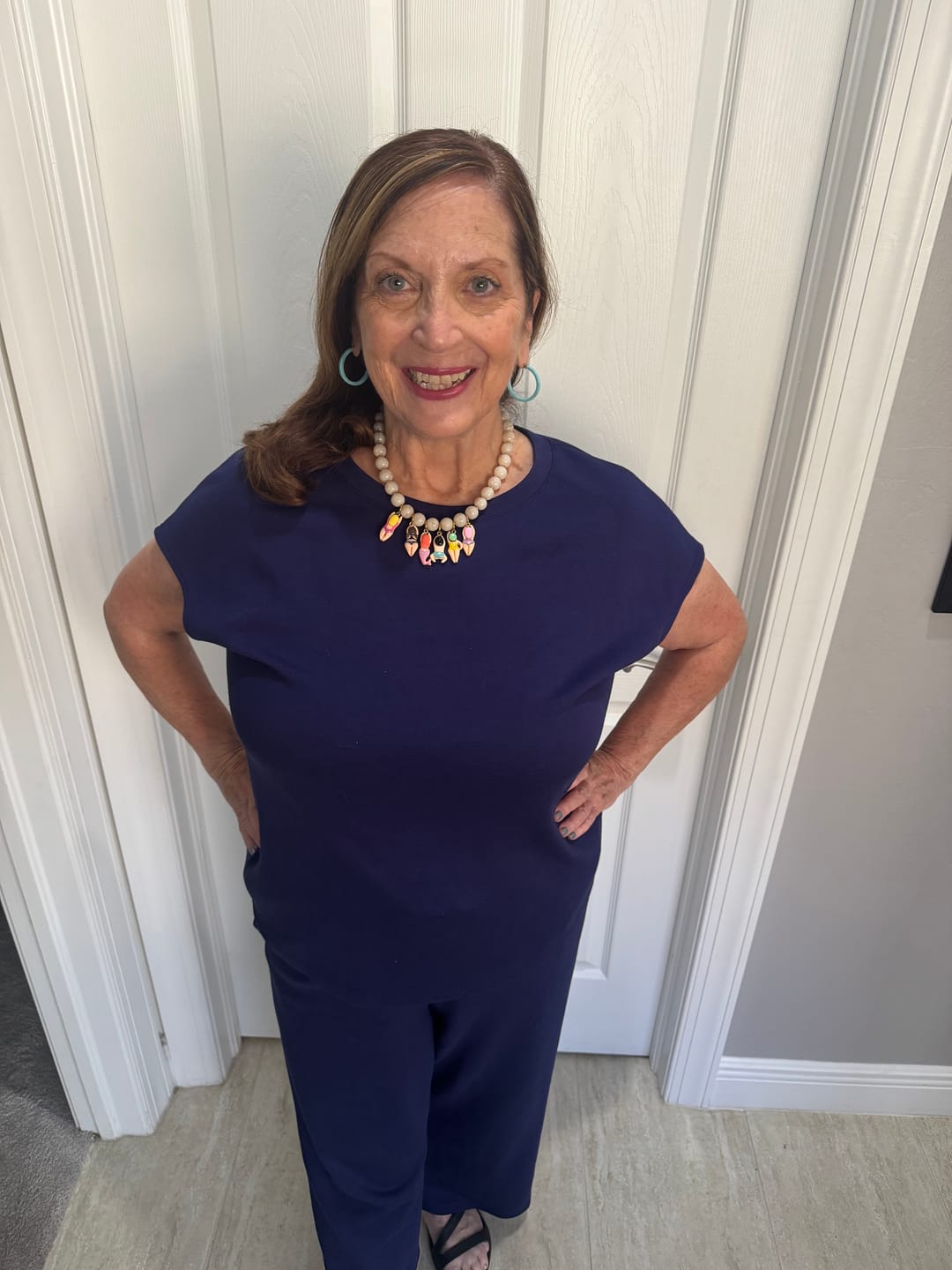 Customer photo review of Pool Party Necklace