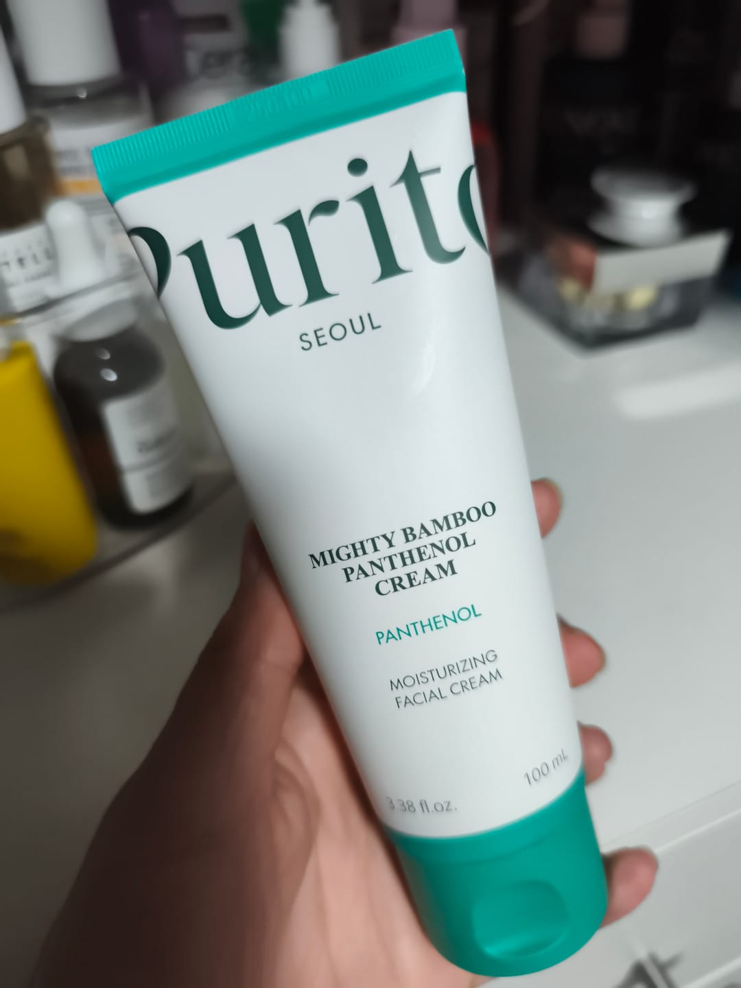 Customer photo review of Mighty Bamboo Panthenol Cream
