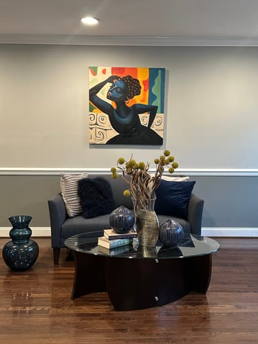 Customer review photo for Colorful Painting #CA108