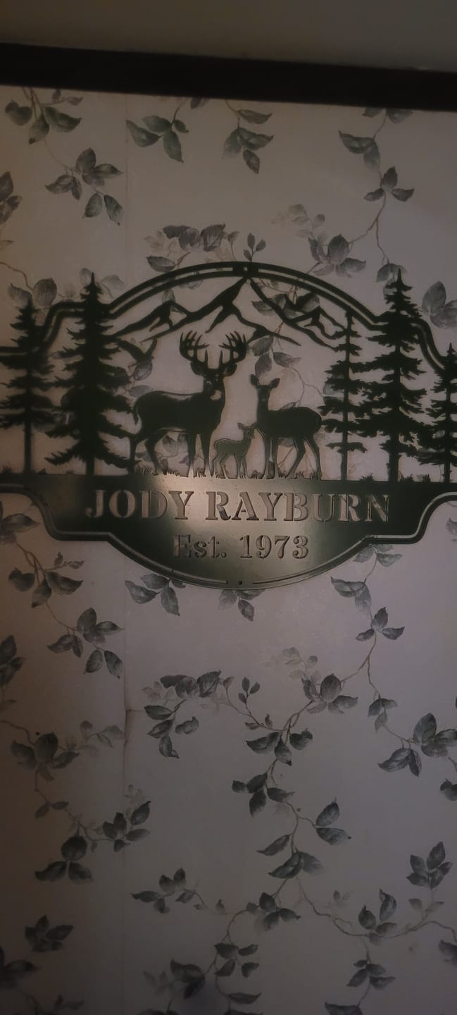 Customer photo review of Forest View Metal Sign