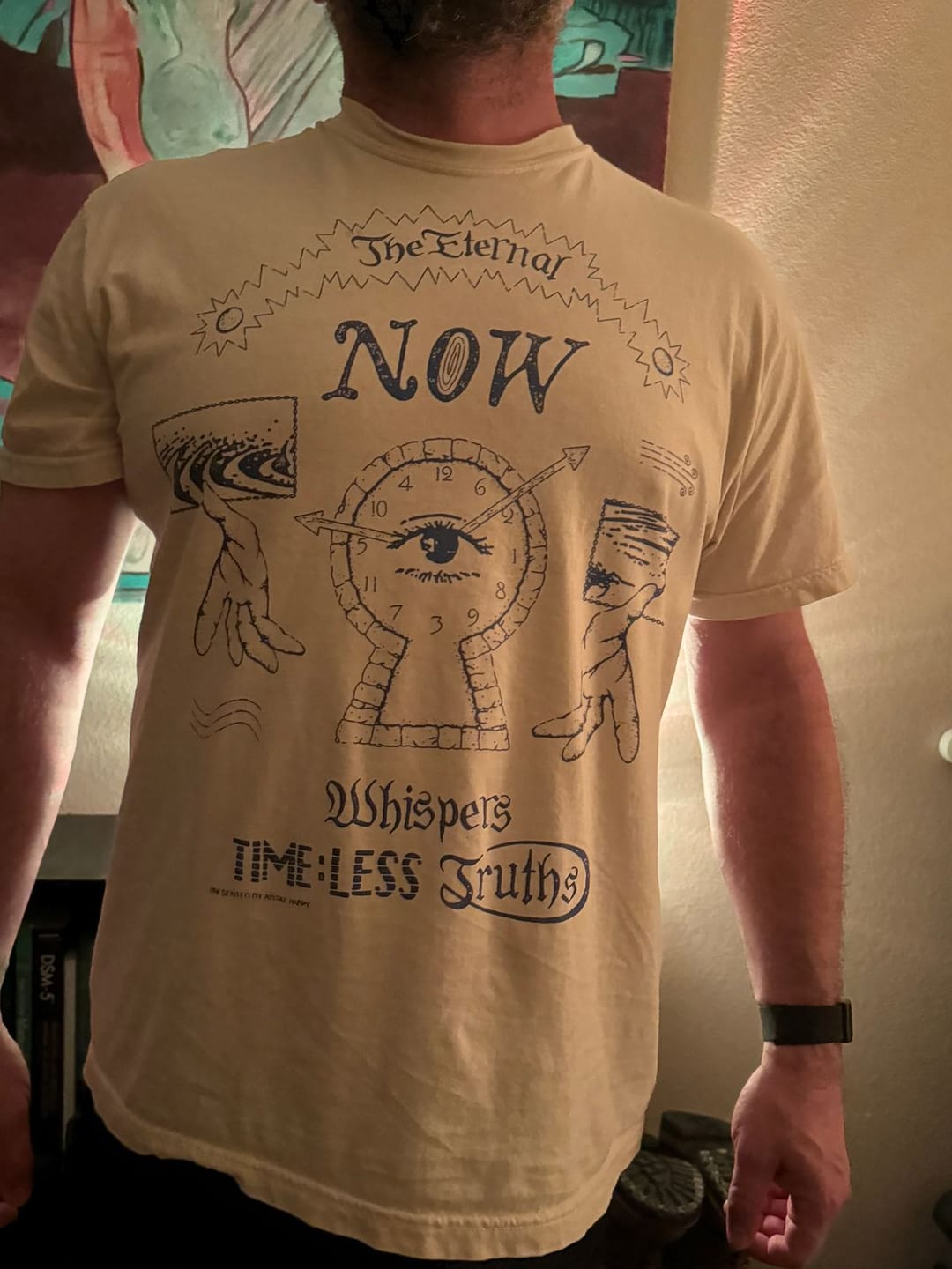 Customer photo review of The Eternal Now Tee