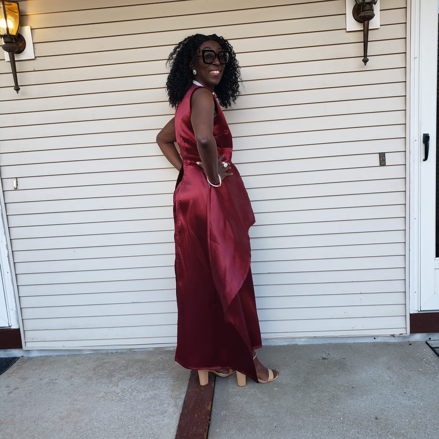 Customer photo review of Elizabeth Majesté Jumpsuit