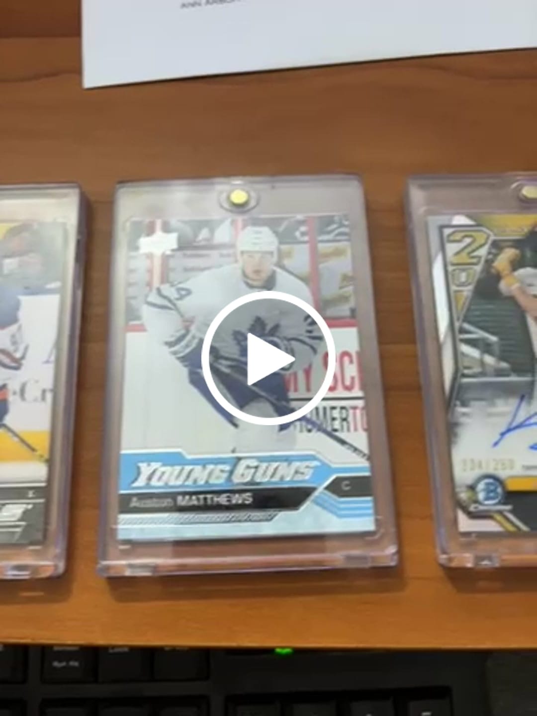 Customer video review of Basic Top Loader Card Holders