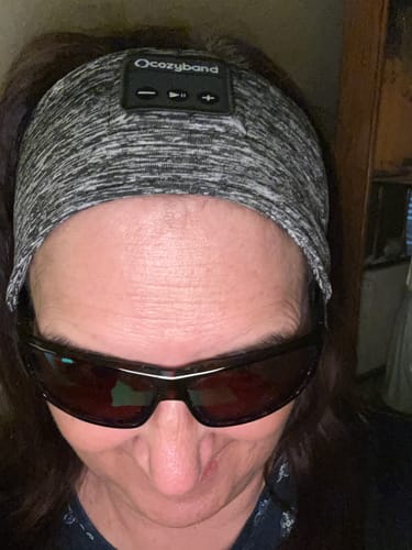 Customer photo review of CozyBand Wireless Headphones