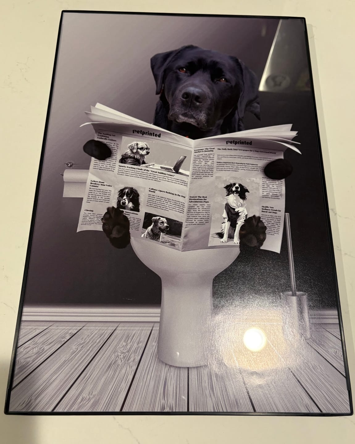 Customer photo review of Important meeting - Personalized Poster