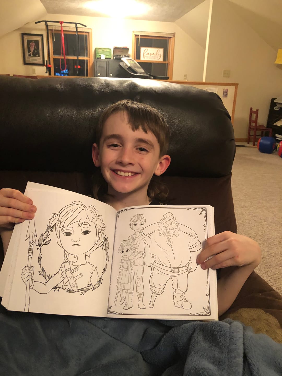 Customer photo review of The Wingfeather Saga Coloring Book
