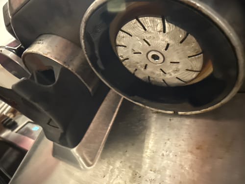 Customer photo review of High Diffusion Espresso Shower Screen - Breville
