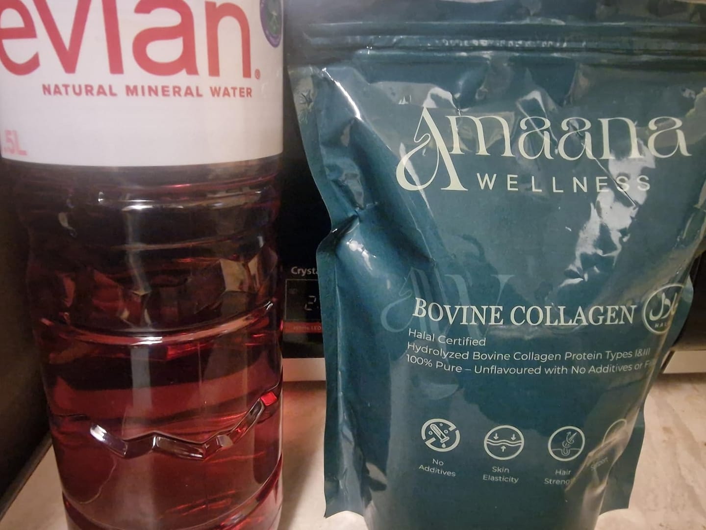 Customer photo review of Halal Bovine Collagen Powder Pouch