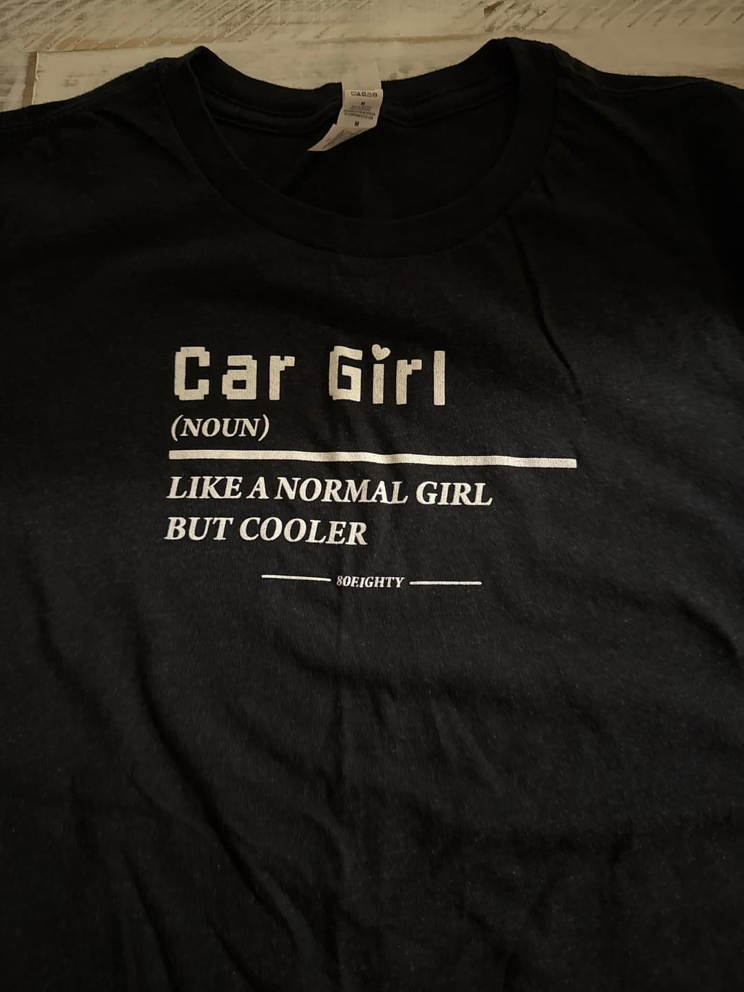 Customer photo review of 80Eighty® Women's Car Girl Shirt