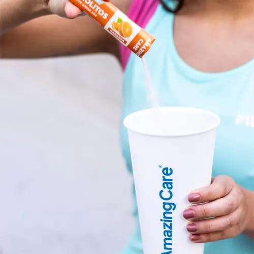 Customer photo review of Pack 4x Electrolitos Mix Sabores + Vaso Regalo