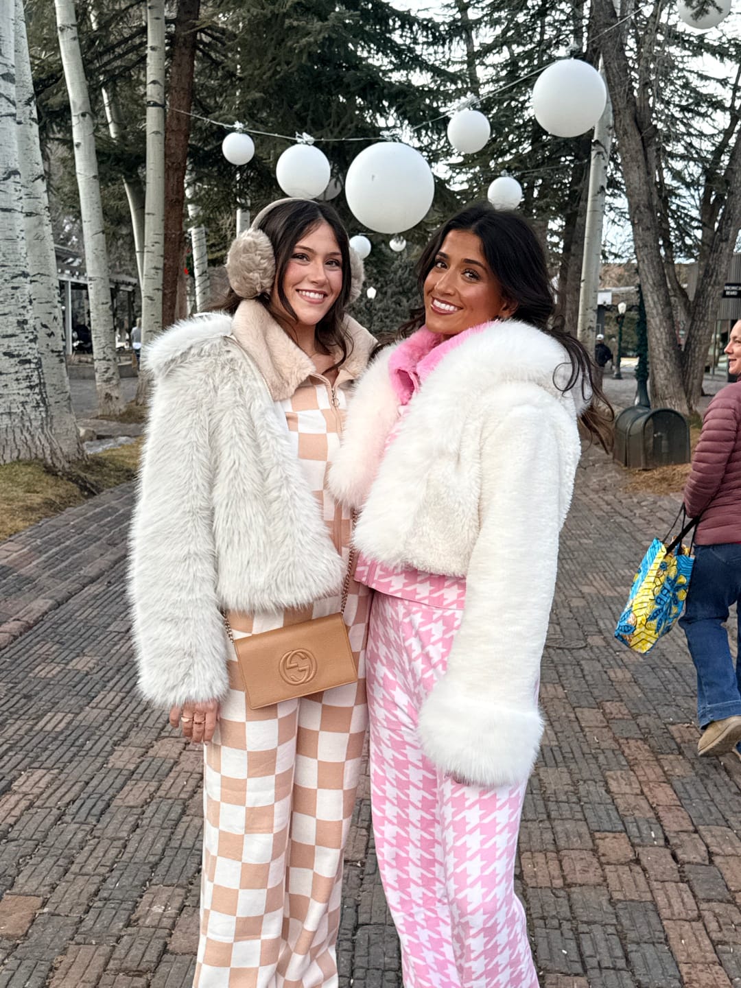 Customer photo review of Henna Faux Fur Jacket