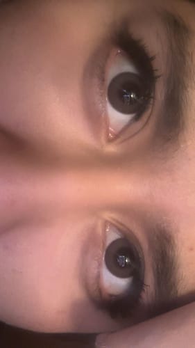 Customer photo review of [NEW] Eyemoody Glint Brown | 6 Months, 2 pcs
