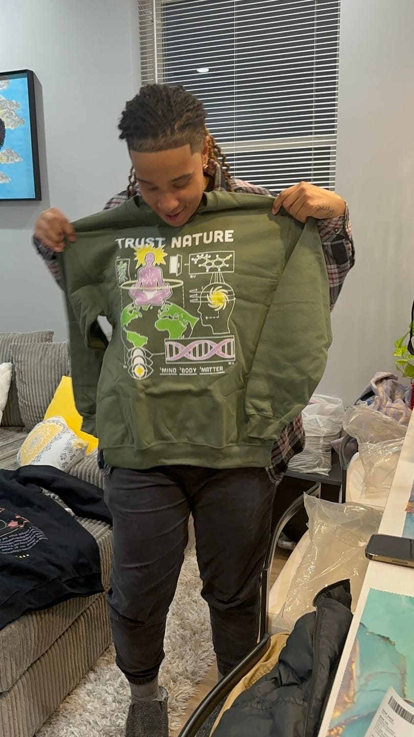 Customer photo review of Trust Nature Sweatshirt