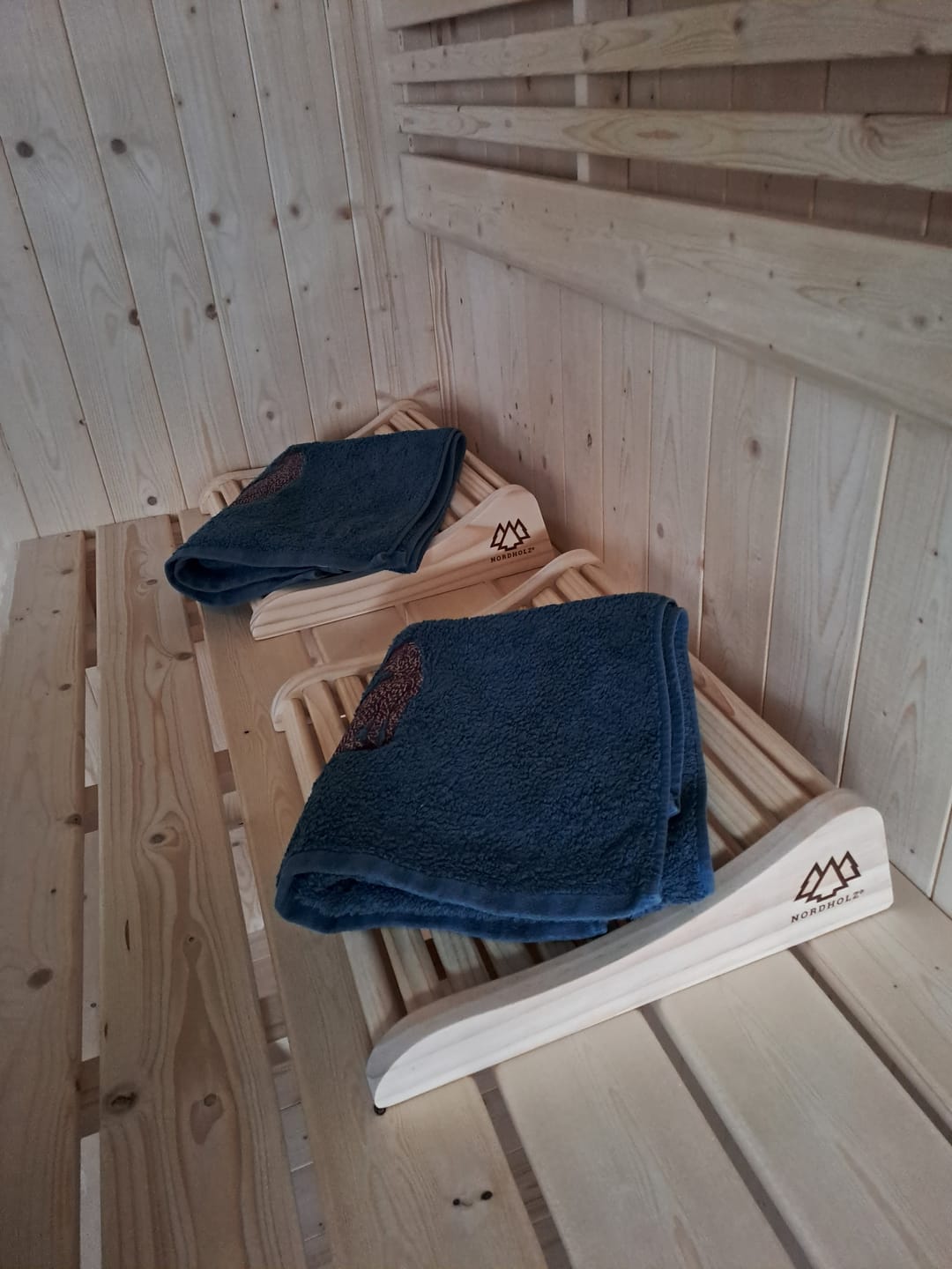 Customer photo review of Ergonomische Sauna Kopfstütze 2er Bundle