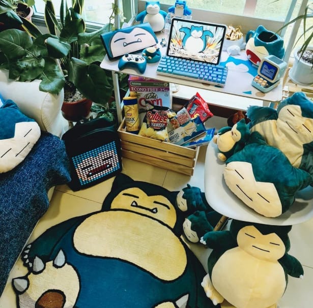 Customer photo review of Snorlax Rug