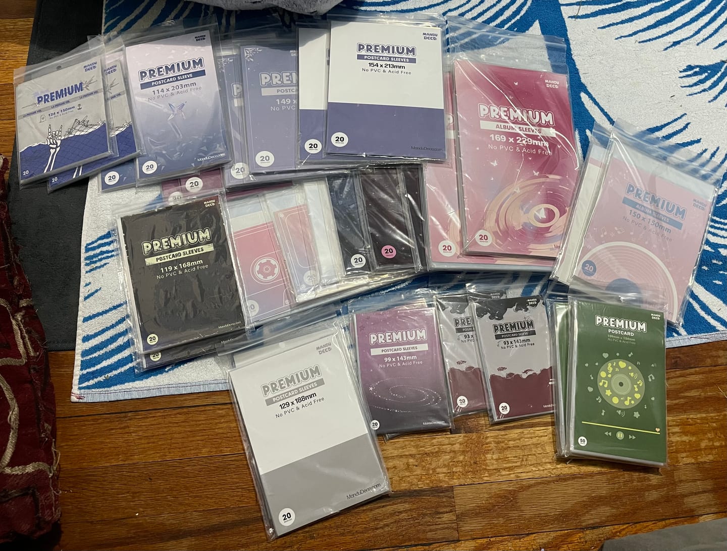 Customer photo review of LIMITED EDITION: PREMIUM POSTCARD SLEEVES - KARMA VERSION (244x244MM)
