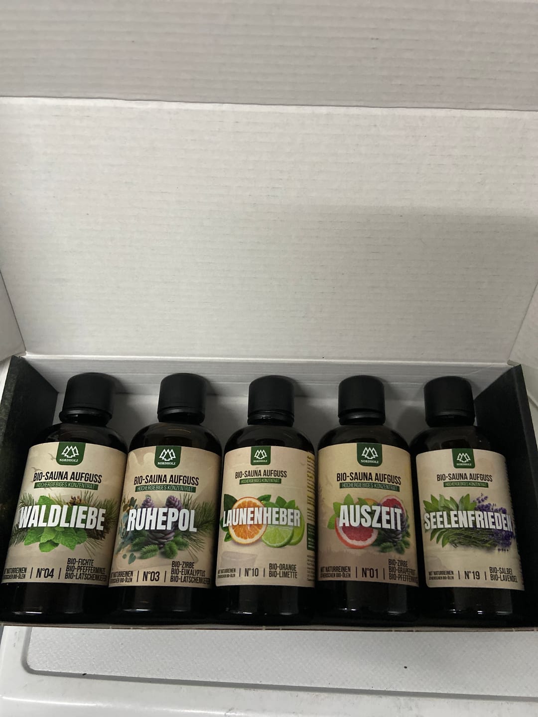 Customer photo review of Bio Sauna Aufguss "Best of Bundle"