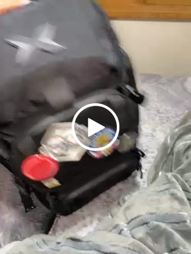 Customer video review of Tactical Backpack Waterproof 45L