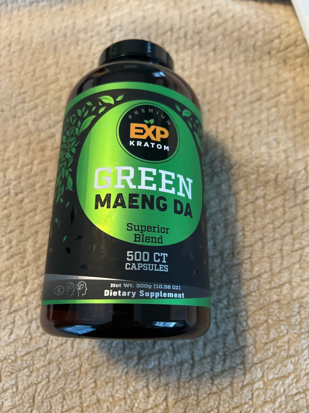 Customer photo review of EXP Premium Green Maeng Da Blend Capsules