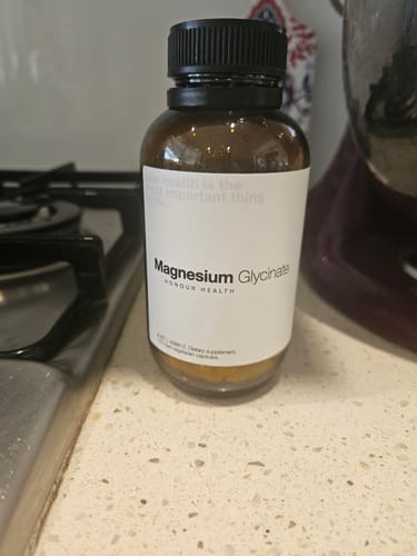 Customer photo review of Magnesium Glycinate (Pure & Unbuffered) - 110 Capsules