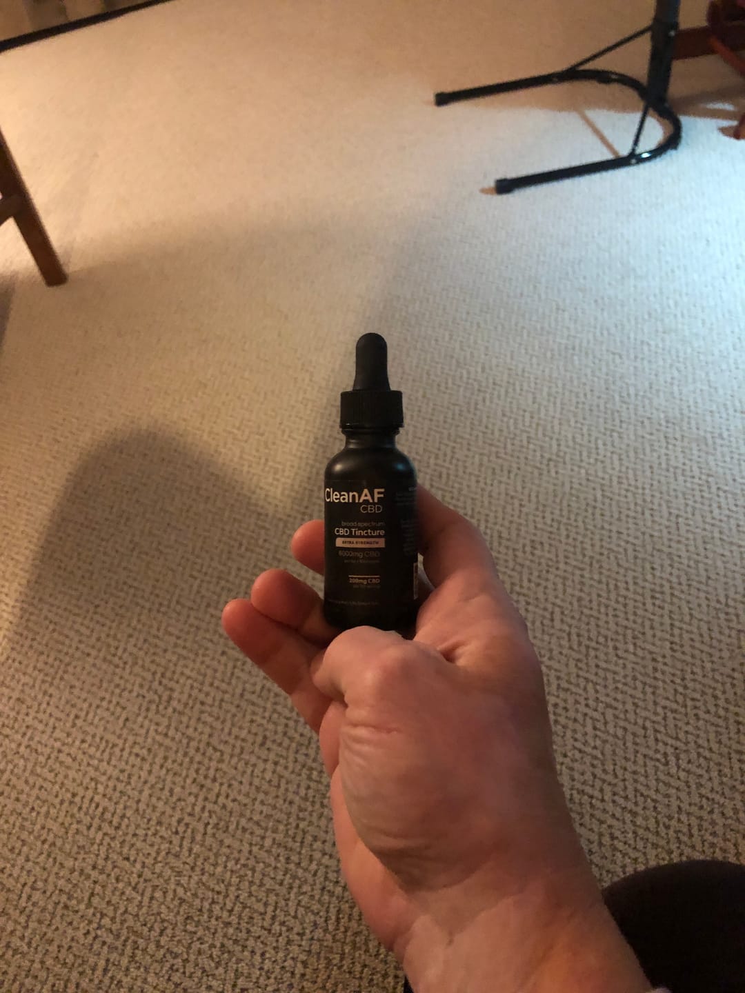 Customer photo review of Natural Extra Strength CBD Tincture