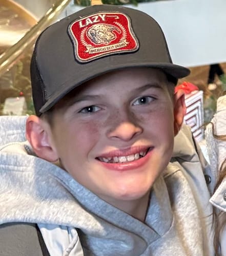 Customer photo review of Lazy J Ranch Charcoal Grey America's Best Brand Mid Profile Trucker Hat