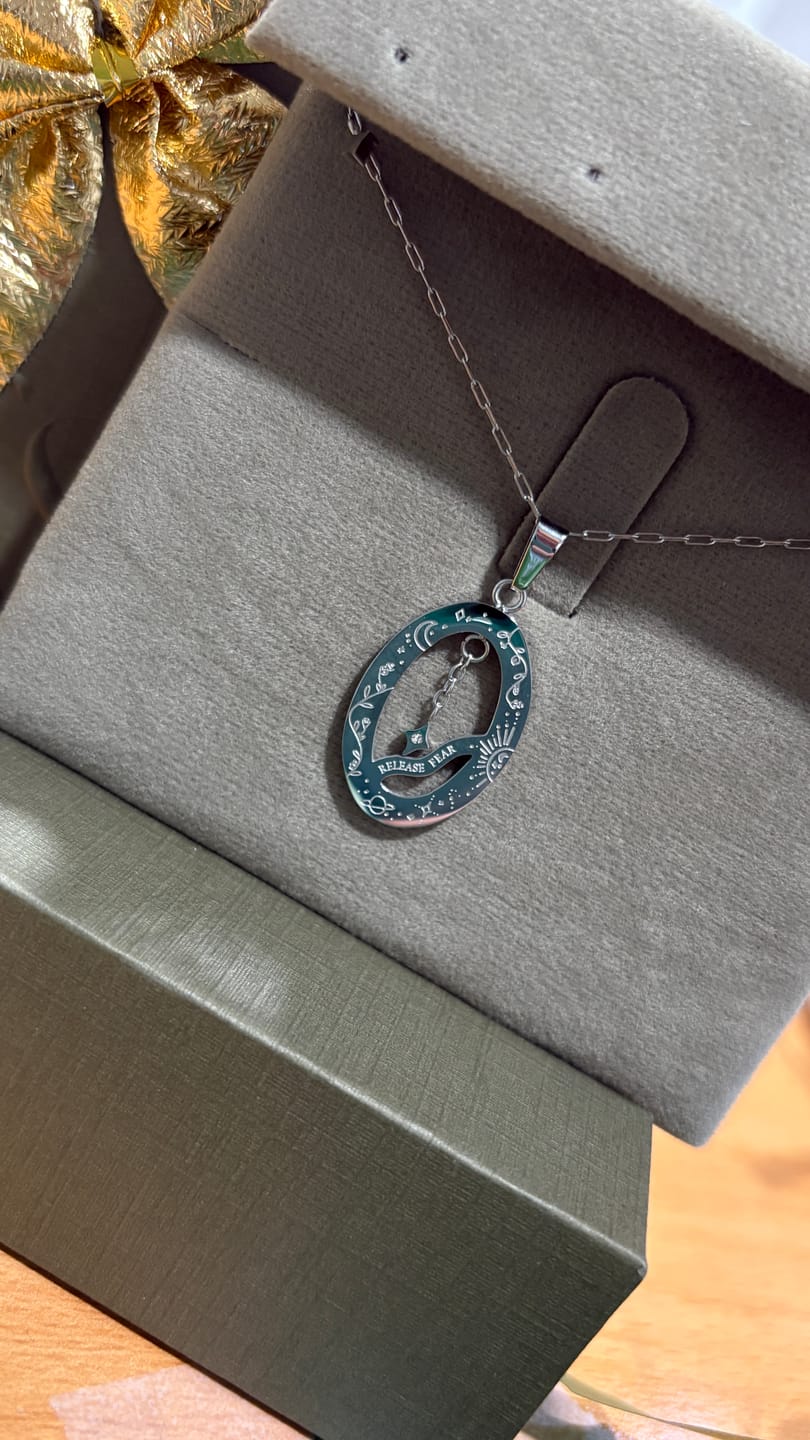 Customer photo review of Celestial Oasis Necklace
