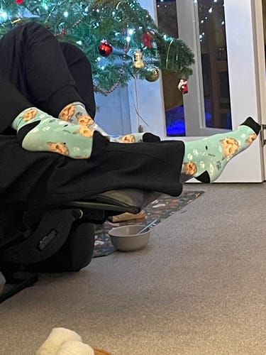 Customer photo review of Your photo - Personalised Socks