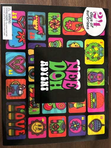 Customer photo review of NeeDoh Squishmas 2025 Advent Calendar