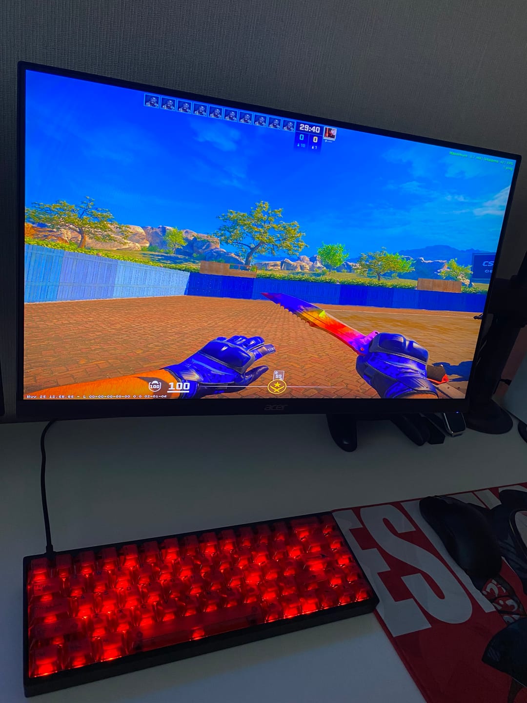 Customer photo review of Darmoshark KT68MAX HE Alüminyum Klavye (Manyetik Switch / HE)