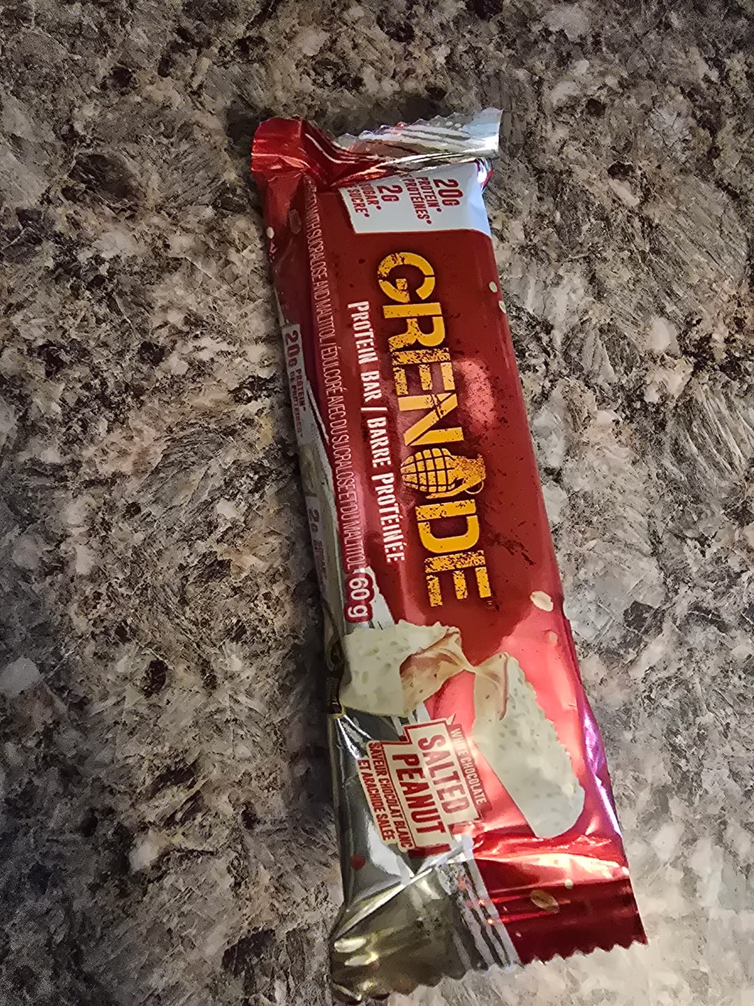 Customer photo review of Grenade - Barre protéinée - 60g