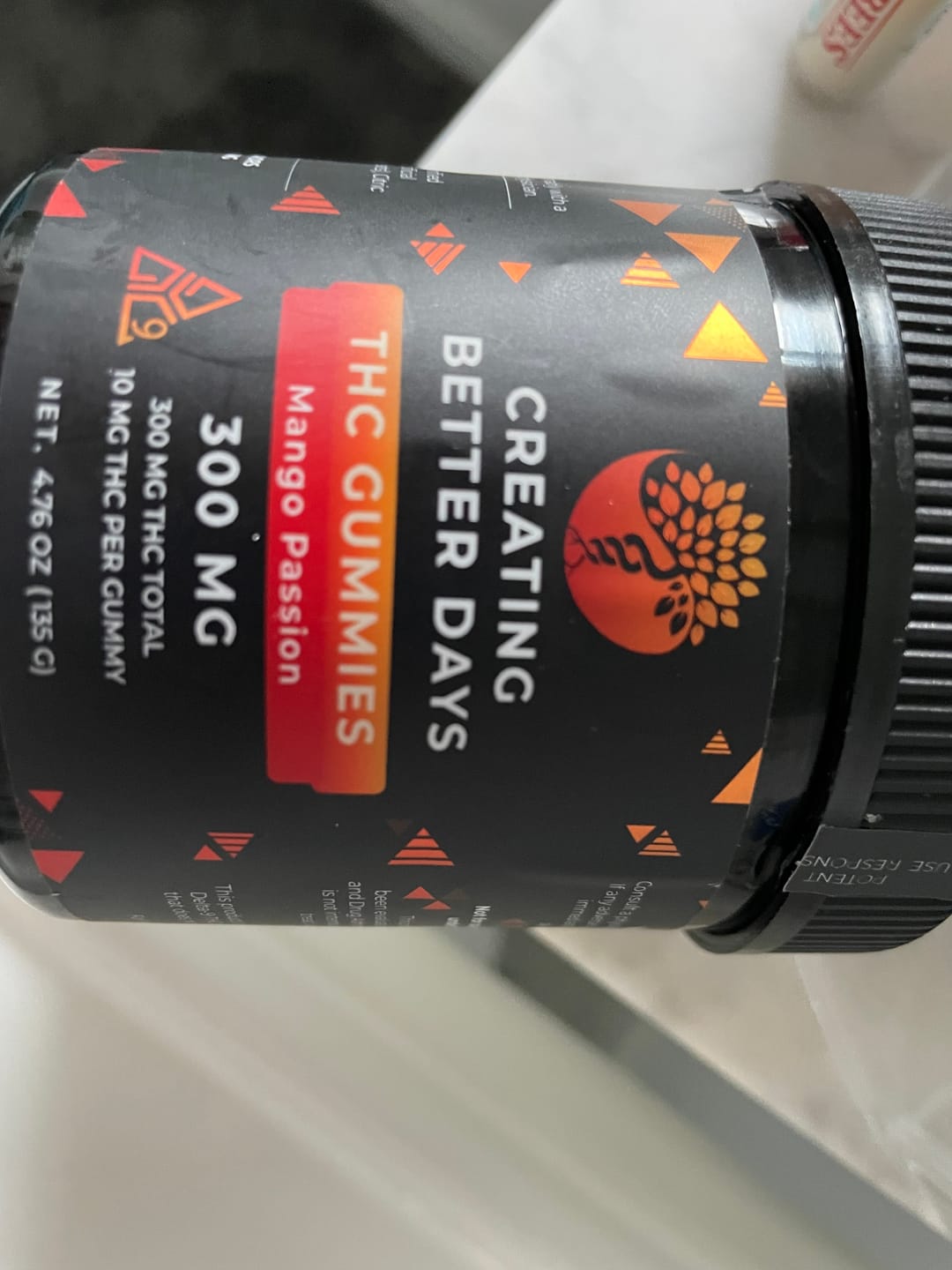 Customer photo review of Mango Passion Delta 9 Gummies 300 MG