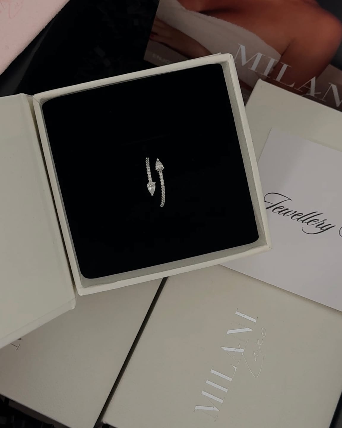 Customer photo review of Amari Ring Silver