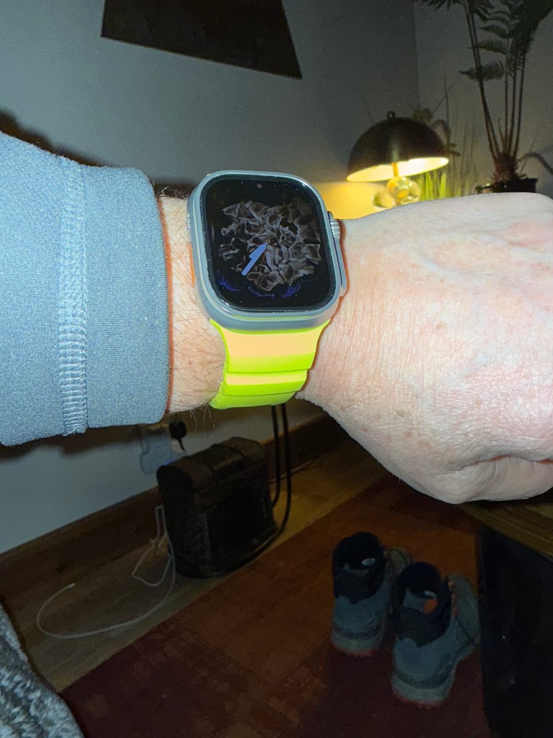 Customer photo review of Sport Soft Silicone and Titanium Buckle Strap for Apple Watch