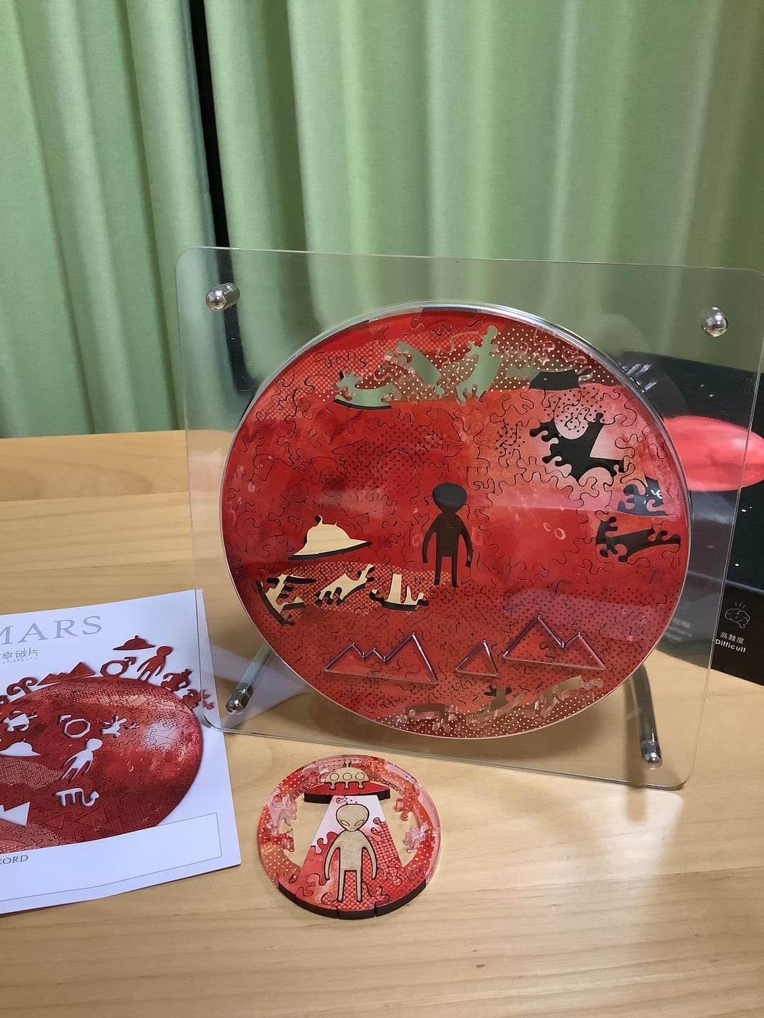 Customer photo review of 宇宙の破片 MARS 火星と専用フレームセット