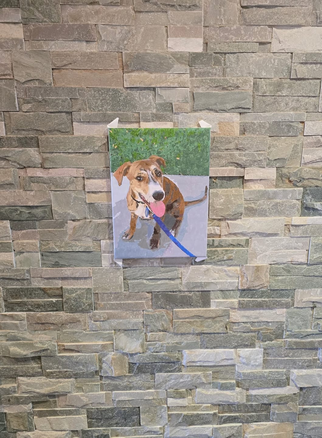 Customer photo review of Custom Paint by Numbers Kit