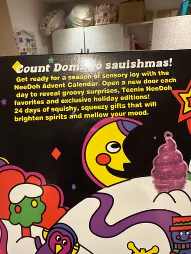 Customer photo review of NeeDoh Squishmas 2025 Advent Calendar