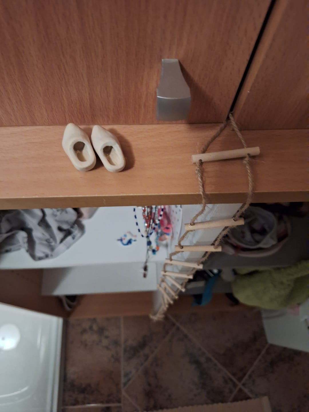 Customer photo review of XXL Strickleiter -  Wichtels Weg zu neuen Höhen 100cm