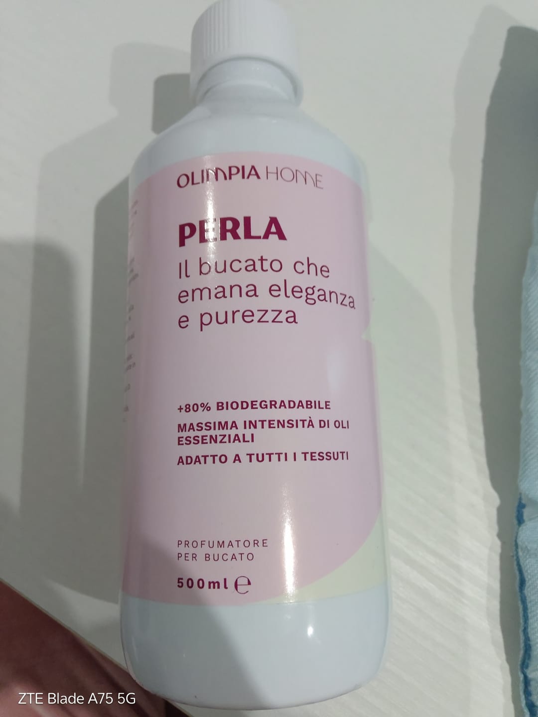 Customer photo review of Perla – Il bucato che emana eleganza e purezza