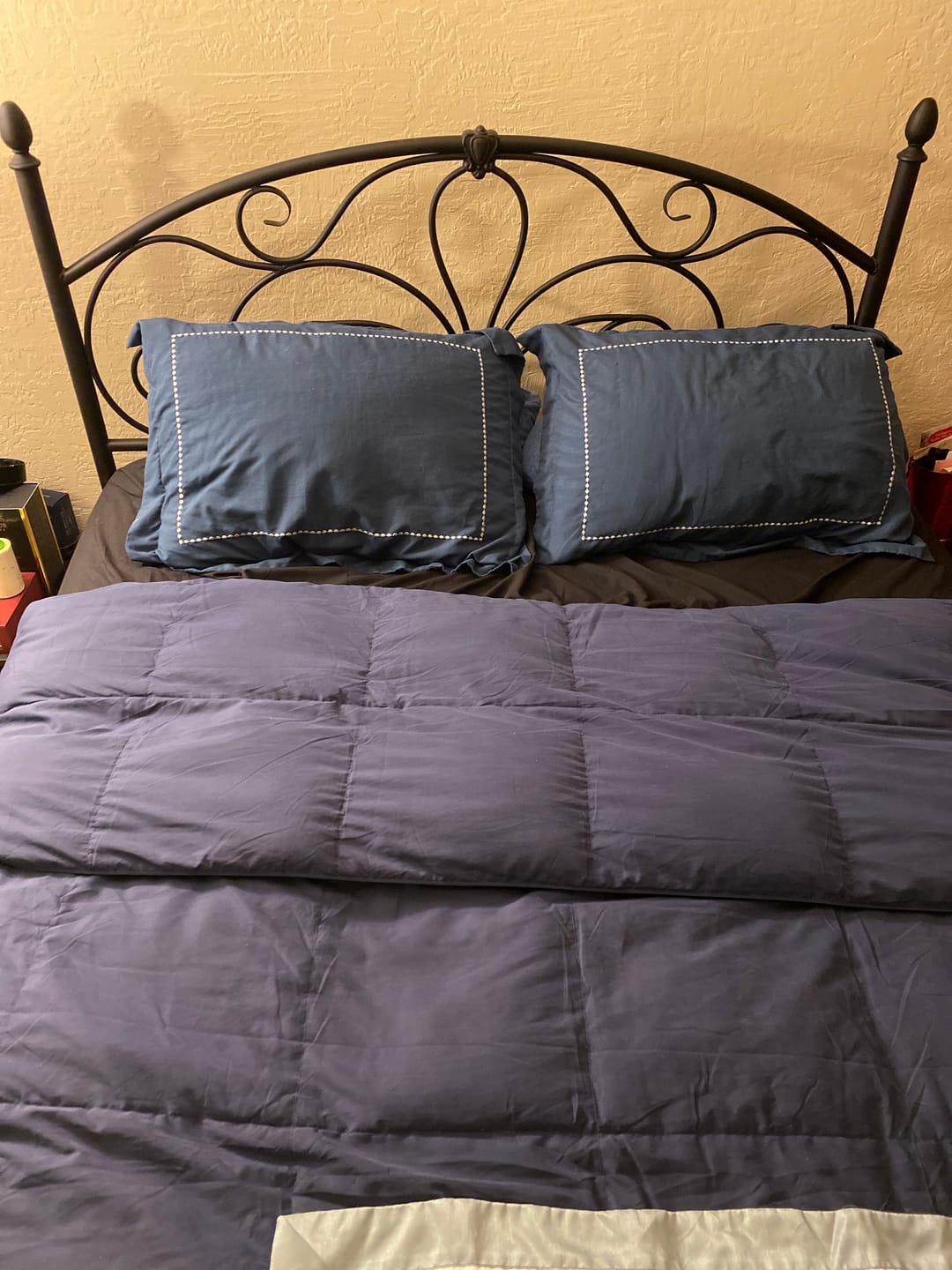Customer photo review of Organic Cotton Goose Down Comforter