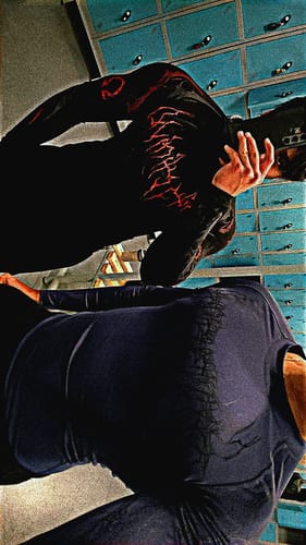 Customer photo review of Void Tech™ Nightfall Longsleeve Compression [NIGHTMARE]