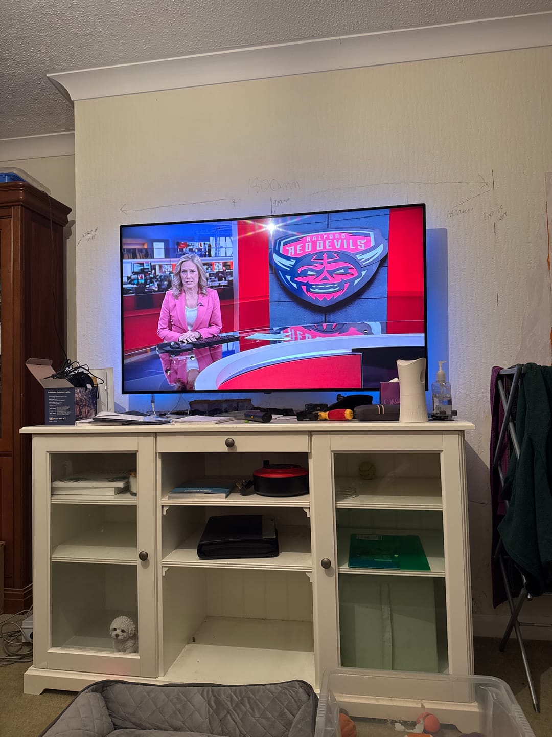Customer photo review of Premium Acoustic Slatted Wall Panel (50mm thickness)