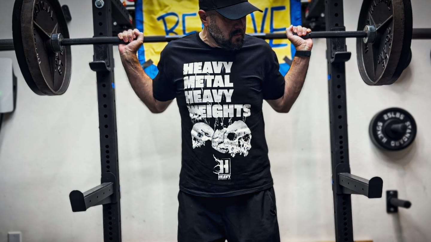 Customer photo review of Heavy Metal Fitted Tee