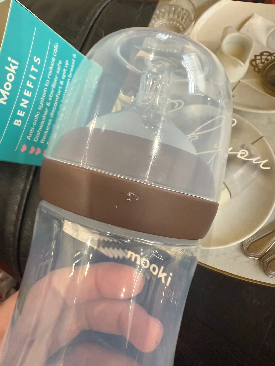 Customer photo review of The Dessert Edit – The One Baby Bottle (Twin Pack)