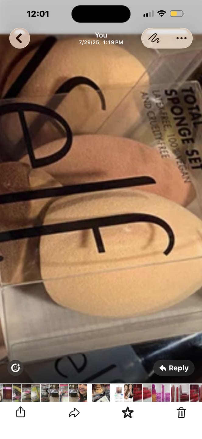 Customer photo review of Elf Assorted Makeup Eyeshadow, Lipstick, Primer, Exfoliator and More Different Sizes and Shades (100 Pcs Lot)