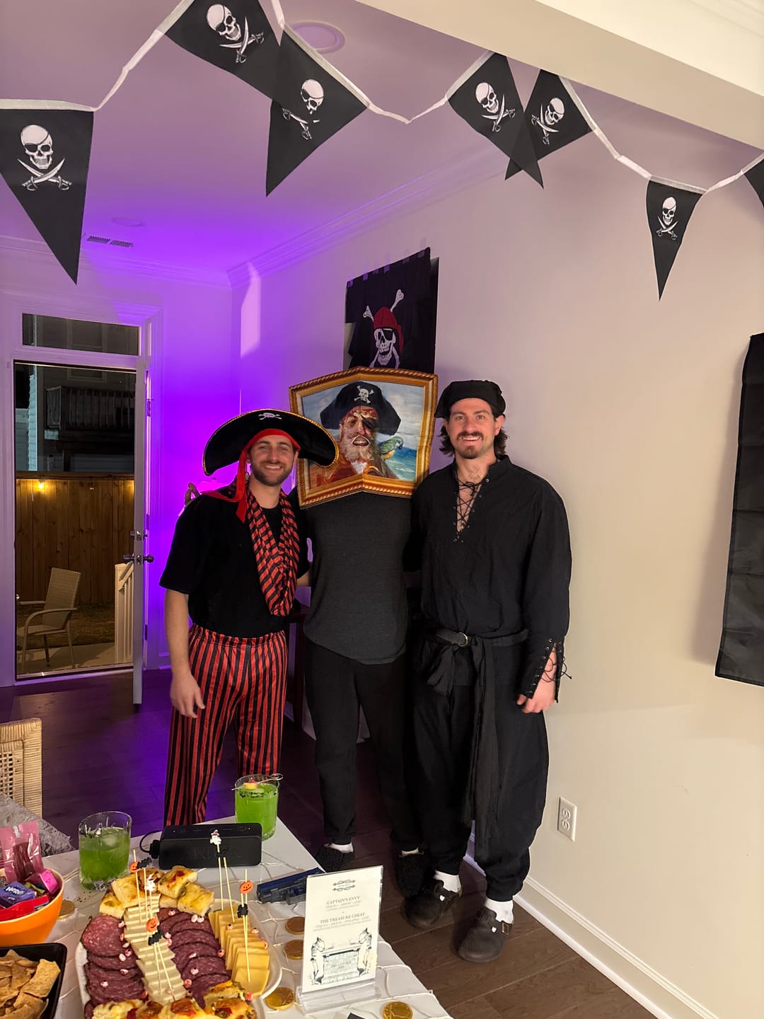 Customer photo review of Pirate Murder Mystery Host Your Own Game Kit