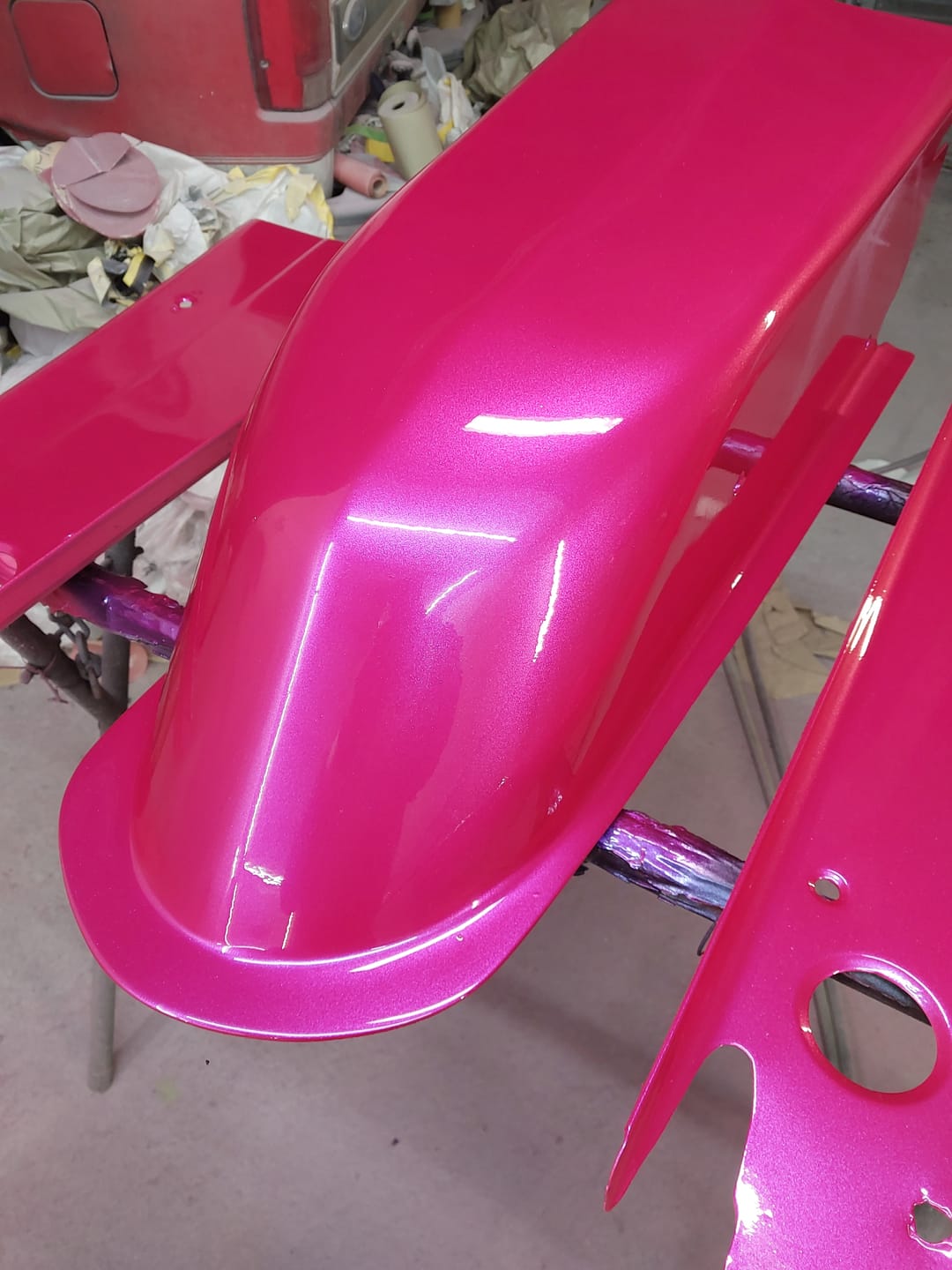 Customer photo review of Roxy Paint Basecoat