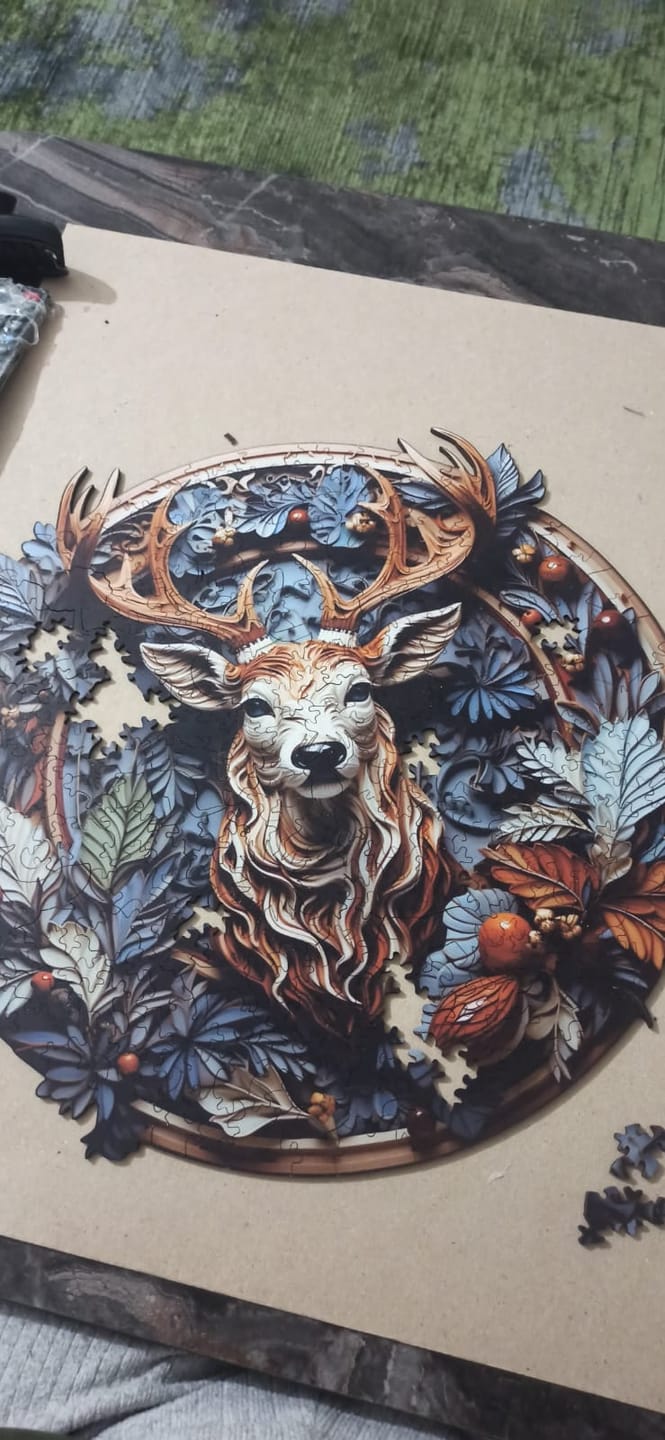 Customer photo review of Geyik V2 - Ahşap Puzzle